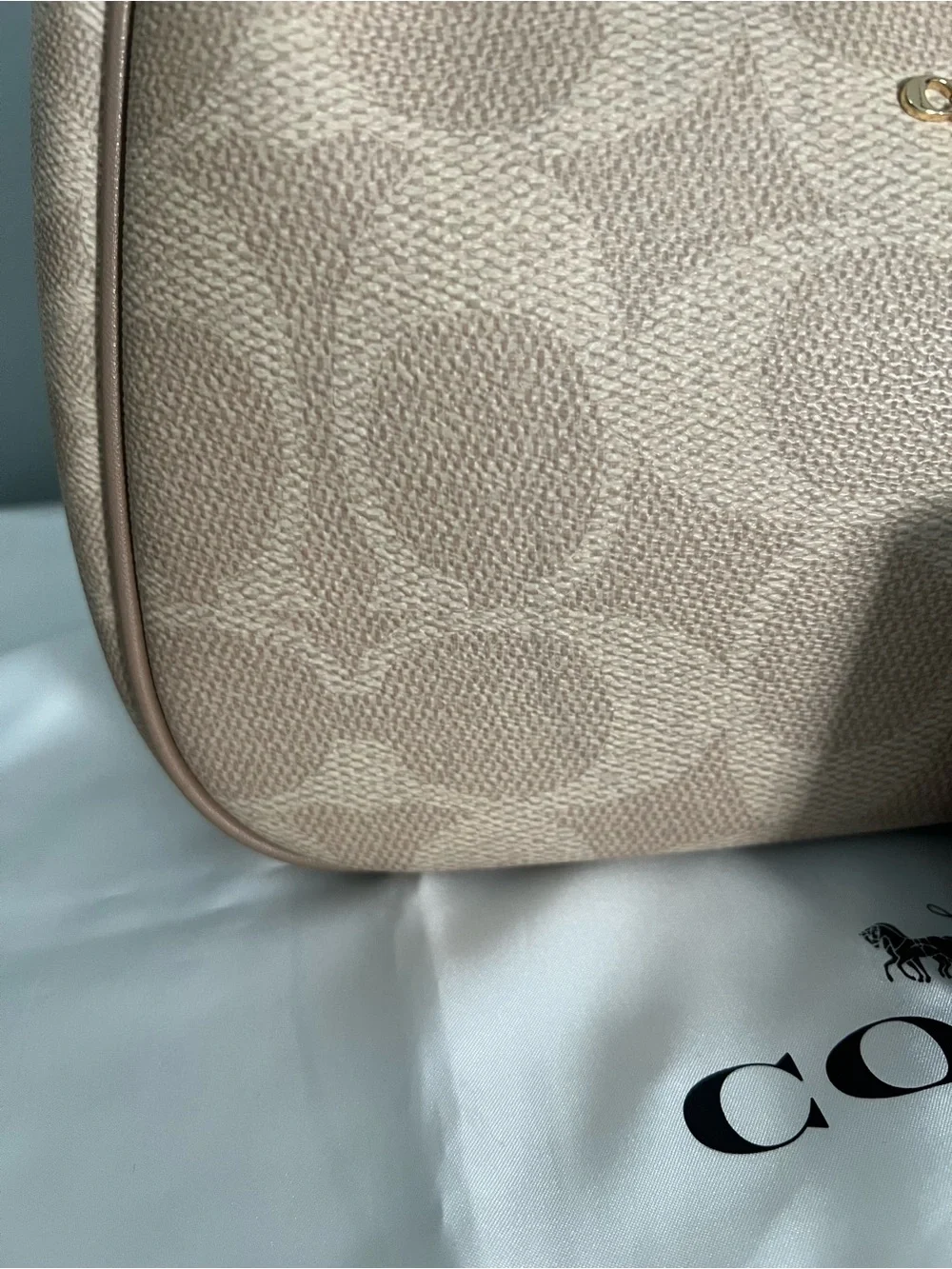 Coach Teri Hobo Bag In Blocked Signature Canvas With Matching Wallet